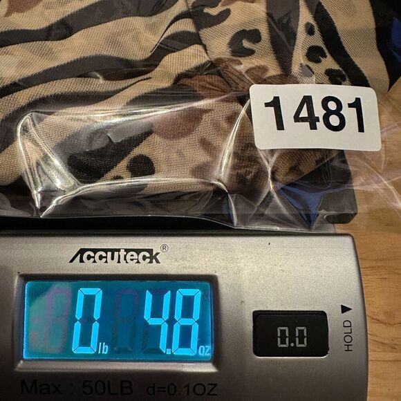 2/$30 Carolyn Strauss Vintage Sheer Leopard Print Tunic Top Size L Boho Mobwife - Picture 10 of 10